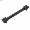 thumbnail image 1 of GlideRite 5 Inch Center Square Edge Pull Cabinet Hardware Handle, Oil Rubbed Bronze, 1 of 2