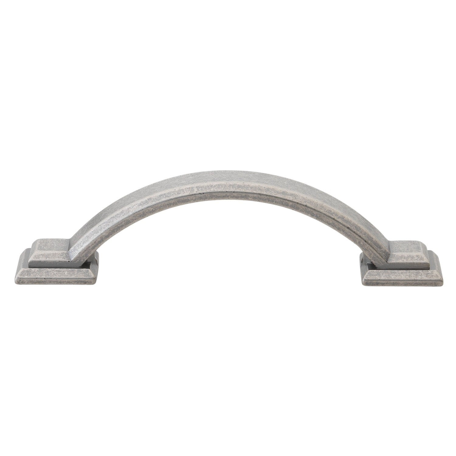 GlideRite  5-Pack 3 in. CC Arched Square Weathered Nickel Cabinet Pulls - Weathered Nickel