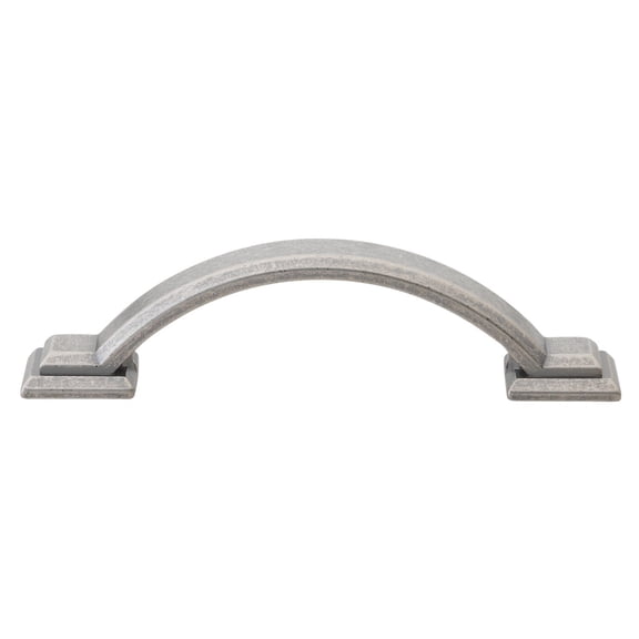 GlideRite 5-Pack 3 in. CC Arched Square Weathered Nickel Cabinet Pulls - Weathered Nickel