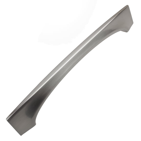 GlideRite 5-Pack 6-1/4 in. Center Satin Nickel Curved Arch Bar Pulls - Satin Nickel