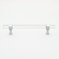 thumbnail image 1 of GlideRite 5 in. Center Acrylic Cabinet Bar Pulls, Polished Chrome, Pack of 10, 1 of 3