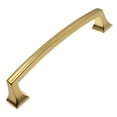 thumbnail image 1 of GlideRite 5 in. Center Classic Base Pull Cabinet Hardware Handle, Brass Gold, 1 of 3