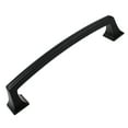 thumbnail image 1 of GlideRite 5 in. Center Classic Base Pull Cabinet Hardware Handle, Matte Black, 1 of 5