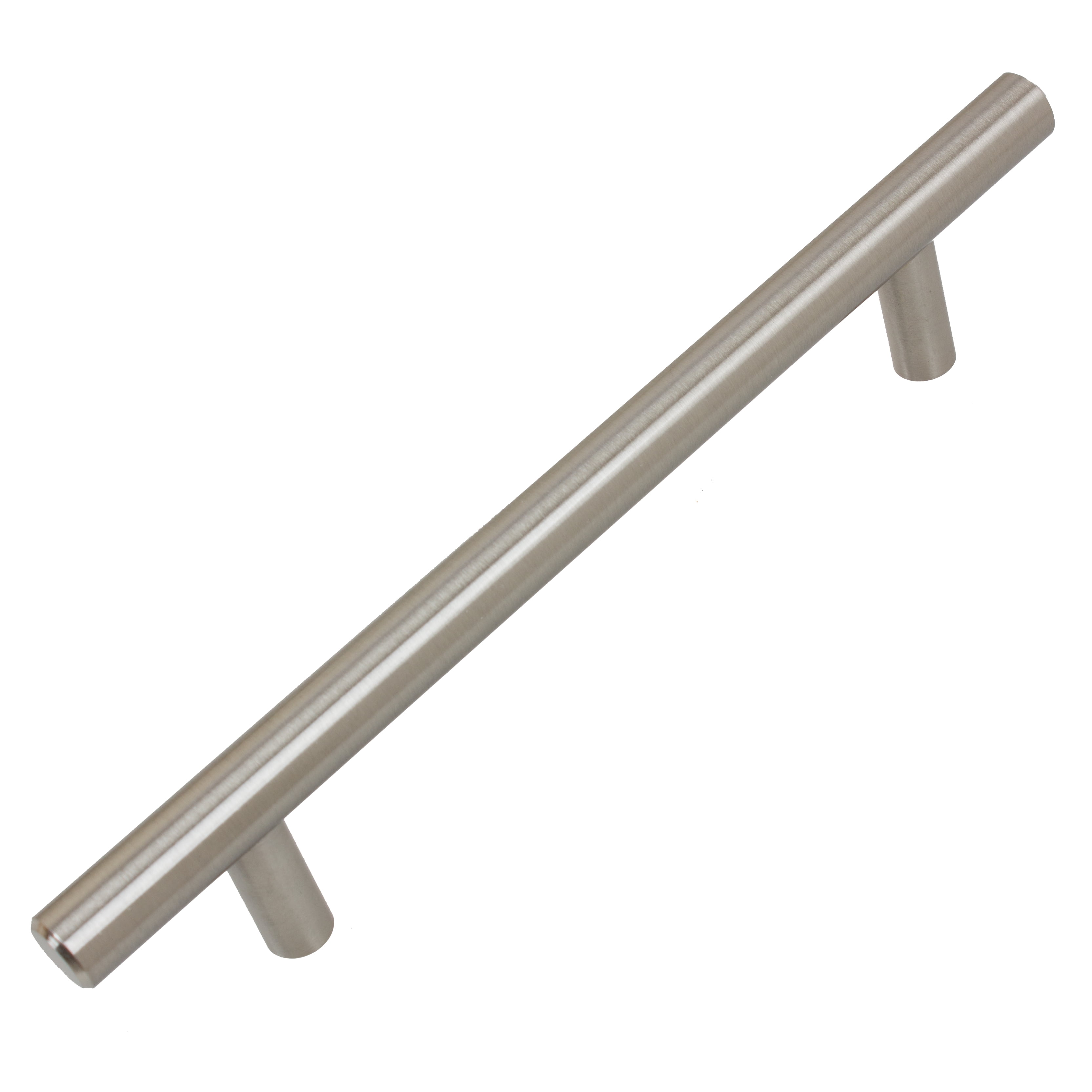 Stainless Steel 5-Inch Modern Bar Cabinet Pulls, 10-Pack