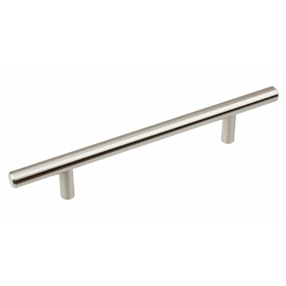 GlideRite 5 in. Center Solid Modern Cabinet Bar Pulls, Stainless Steel, Pack of 25