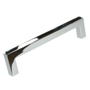 GLIDERITE HARDWARE GlideRite 5 in. Center Solid Square Bar Cabinet Pulls, Polished Chrome, Pack of 10