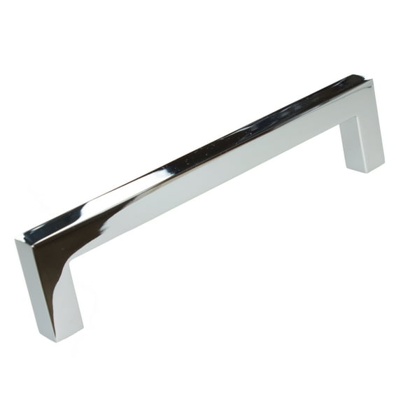 GlideRite 5 in. Center Solid Square Bar Cabinet Pulls, Polished Chrome, Pack of 25