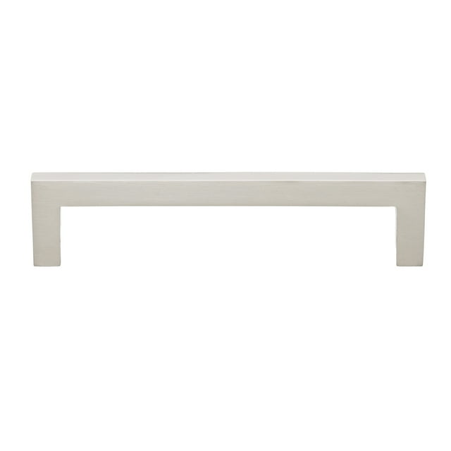 GlideRite 5 in. Center Solid Square Bar Pull Cabinet Hardware Handles, Satin Nickel, Pack of 25