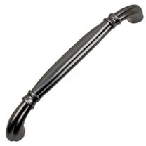 GlideRite 5 in. Center Victorian Cabinet Pull, Brushed Black Nickel