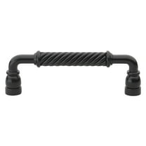 GlideRite 5 in. Classic Twisted Cabinet pulls, Matte Black, Single Pack