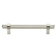 thumbnail image 1 of GlideRite 5 in Screw Center Knurled Euro Solid Steel Bar Pull (Pack of 5) - Satin Nickel, 1 of 3