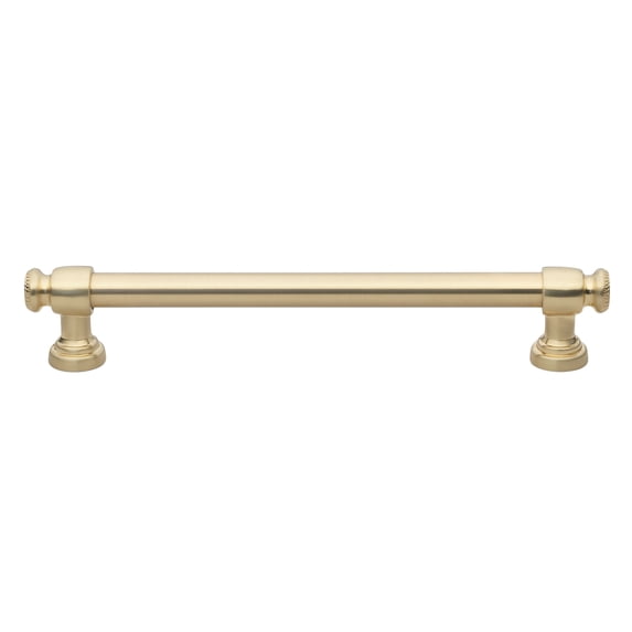 GlideRite 6-5/16 in. (160mm) Center-Center Euro Cabinet Bar Pull, Champagne Gold - 4361-128-CHPG, 10 Pack