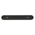 thumbnail image 1 of GlideRite 6" Rounded Backplate 3-3/4" 96mm Center-Center, Matte Black, 1 of 3