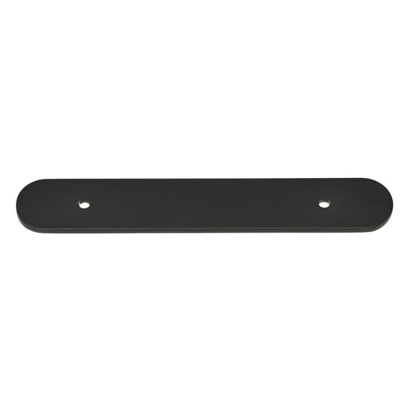 GlideRite 6" Rounded Backplate 3-3/4" 96mm Center-Center, Matte Black