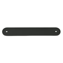 GlideRite 6" Rounded Backplate 5-1/16" 128mm Center-Center, Matte Black
