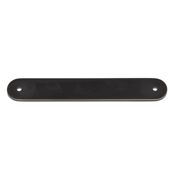 GlideRite 6" Rounded Backplate 5-1/16" 128mm Center-Center, Oil Rubbed Bronze