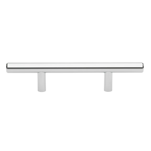 GlideRite 6-inch Solid Polished Chrome Handles 3 inch CC Cabinet Bar Pulls (Pack of 10 or 25) 25