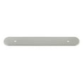 thumbnail image 1 of GlideRite 7-1/4" Rounded Backplate 5-1/16" 128mm Center-Center, Satin Nickel, 1 of 3