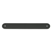 GlideRite 7-1/4 in. Rounded Backplate 6-5/16 in. 160mm Center-Center, Matte Black