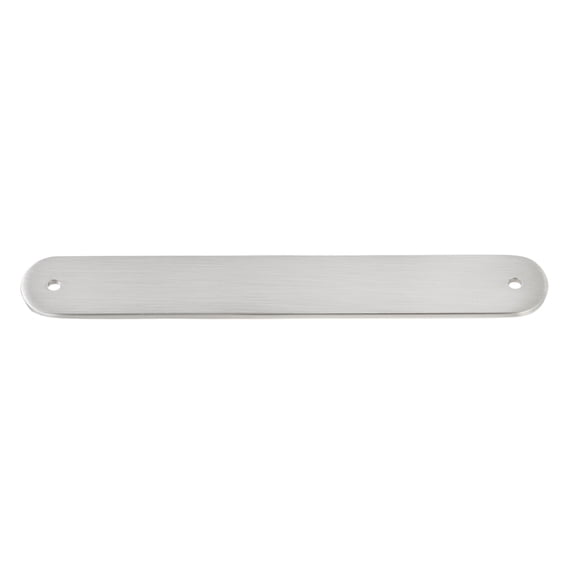 GlideRite 7-1/4 in. Rounded Backplate 6-5/16 in. 160mm Center-Center, Satin Nickel