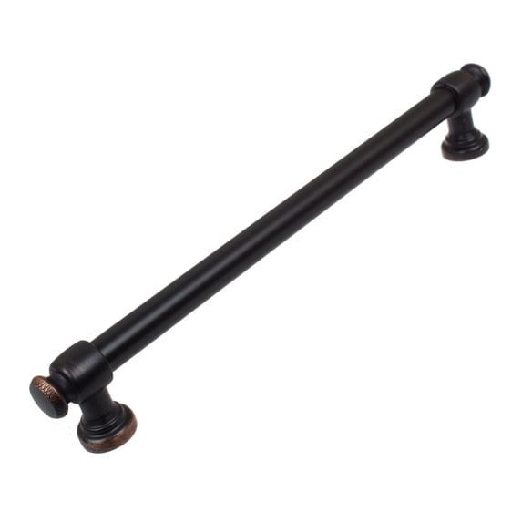 GlideRite 7-5/8 in. Center Euro Cabinet Bar Pull, Oil Rubbed Bronze