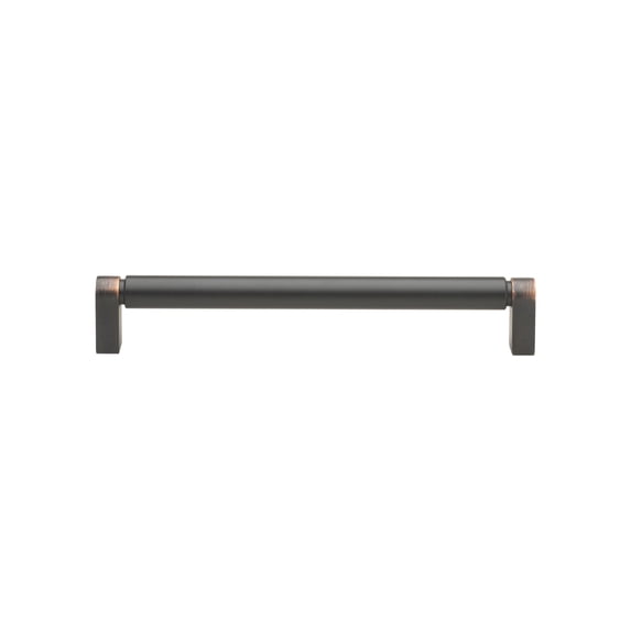 GlideRite 7-9/16 in. 192mm Center to Center Smooth Bar Pull, Oil Rubbed Bronze