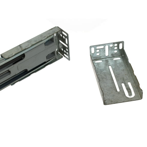 GlideRite 75 Series Drawer Slides Face Frame Rear Mounting Brackets, 1 Pair