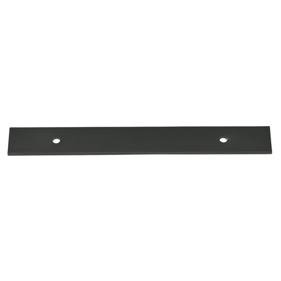 GlideRite 8-1/2" Squared Backplate 5-1/16" 128mm Center-Center, Matte Black