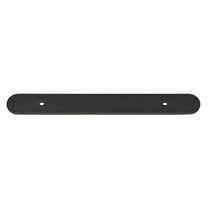 GlideRite 8-1/2 in. Rounded Backplate 6-5/16 in. 160mm Center-Center, Matte Black