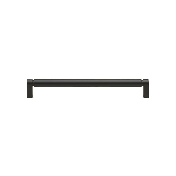 GlideRite 8-3/4 in. 224mm Center to Center Smooth Bar Pull, Matte Black