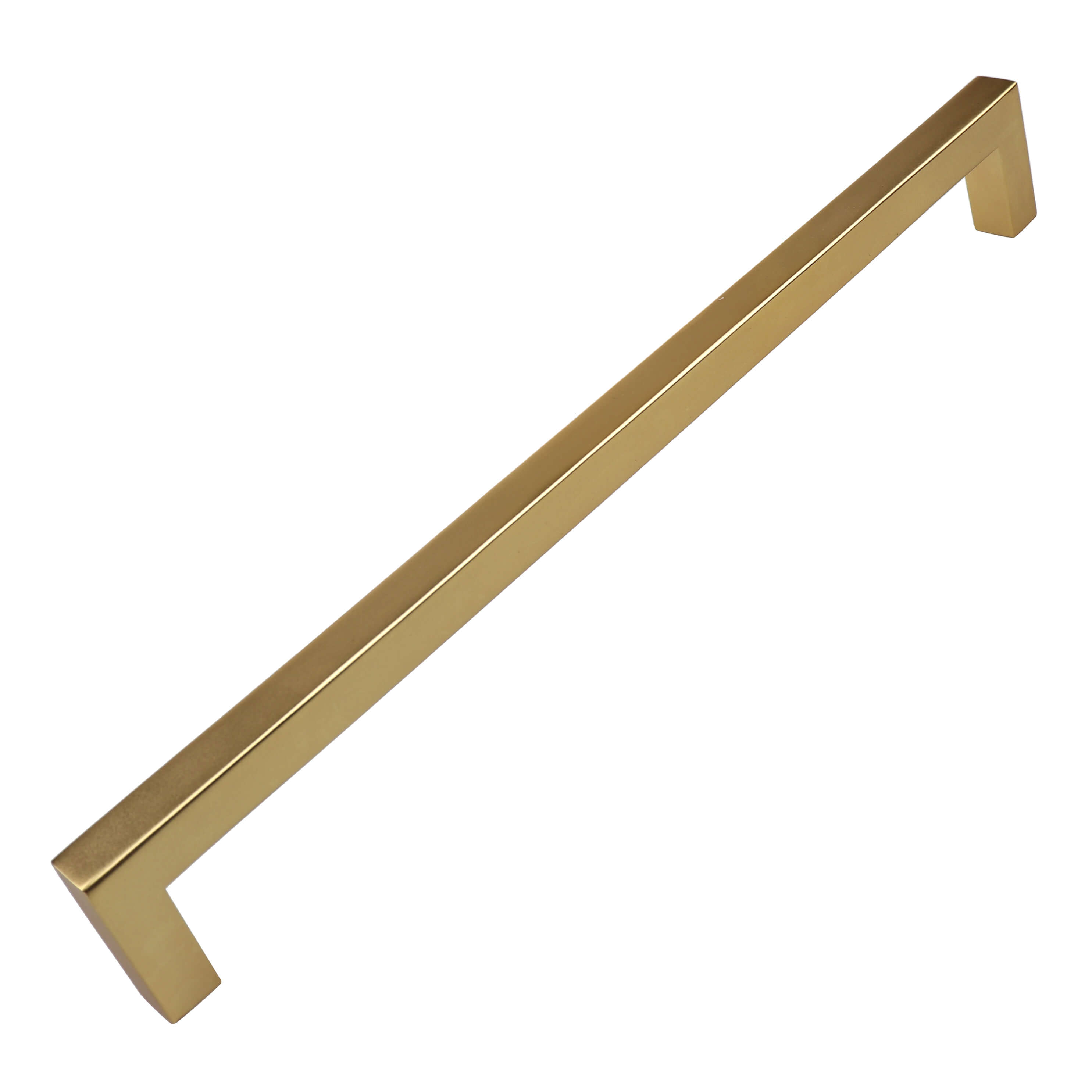 GlideRite 8-3/4 in. Center Solid Square Bar Cabinet Pulls, Brass Gold, Pack of 10 - image 1 of 3