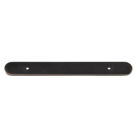 GlideRite 8" Rounded Backplate 5-1/16" 128mm Center-Center, Oil Rubbed Bronze