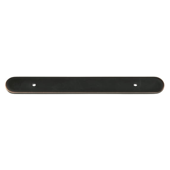 GlideRite 8" Rounded Backplate 5-1/16" 128mm Center-Center, Oil Rubbed Bronze