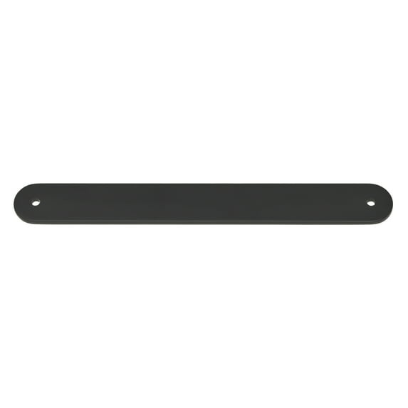 GlideRite 8" Rounded Backplate 7" 178mm Center-Center, Matte Black