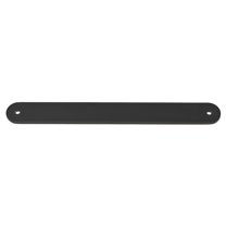 GlideRite 9-1/2" Rounded Backplate 7-9/16" 192mm Center-Center, Matte Black