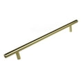 thumbnail image 1 of GlideRite 9 in. Center Solid Modern Cabinet Bar Pulls, Satin Gold, Pack of 25, 1 of 4