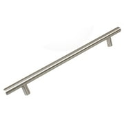 GlideRite 9 in. Center Solid Thick Cabinet Bar Pull, Stainless Steel