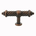 thumbnail image 1 of GlideRite  Bronze Twisted 3.5-inch Cabinet Drawer Pulls (Set of 10), 1 of 3