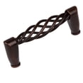 thumbnail image 1 of GlideRite Hardware 3.75 in. Center Classic Birdcage Cabinet Pull, Rustic Bronze, 1 of 3