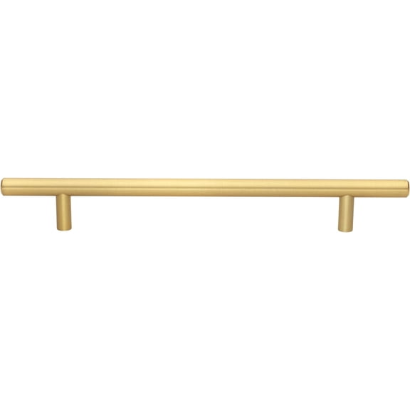 GlideRite Hardware 7" Center Solid Handle Bar Pull 10" Long, Matte Black, 5004-178
