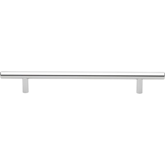 GlideRite Hardware 7" Center Solid Handle Bar Pull 10" Long, Matte Black, 5004-178