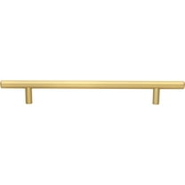 GlideRite Hardware 7" Center Solid Handle Bar Pull 10" Long, Satin Gold, 5004-178