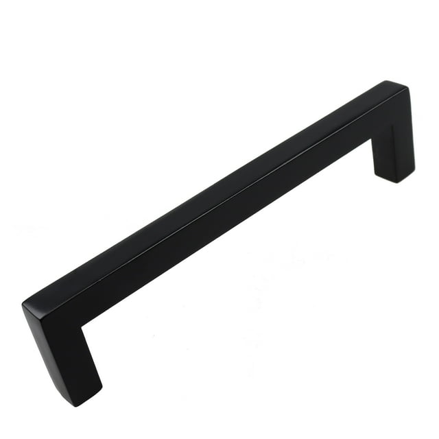 GlideRite Hardware Select Series By GlideRite 5-1/16" 128mm Center to Center Smooth Bar Pull - 95470-128 Pack of 10 - Matte Black