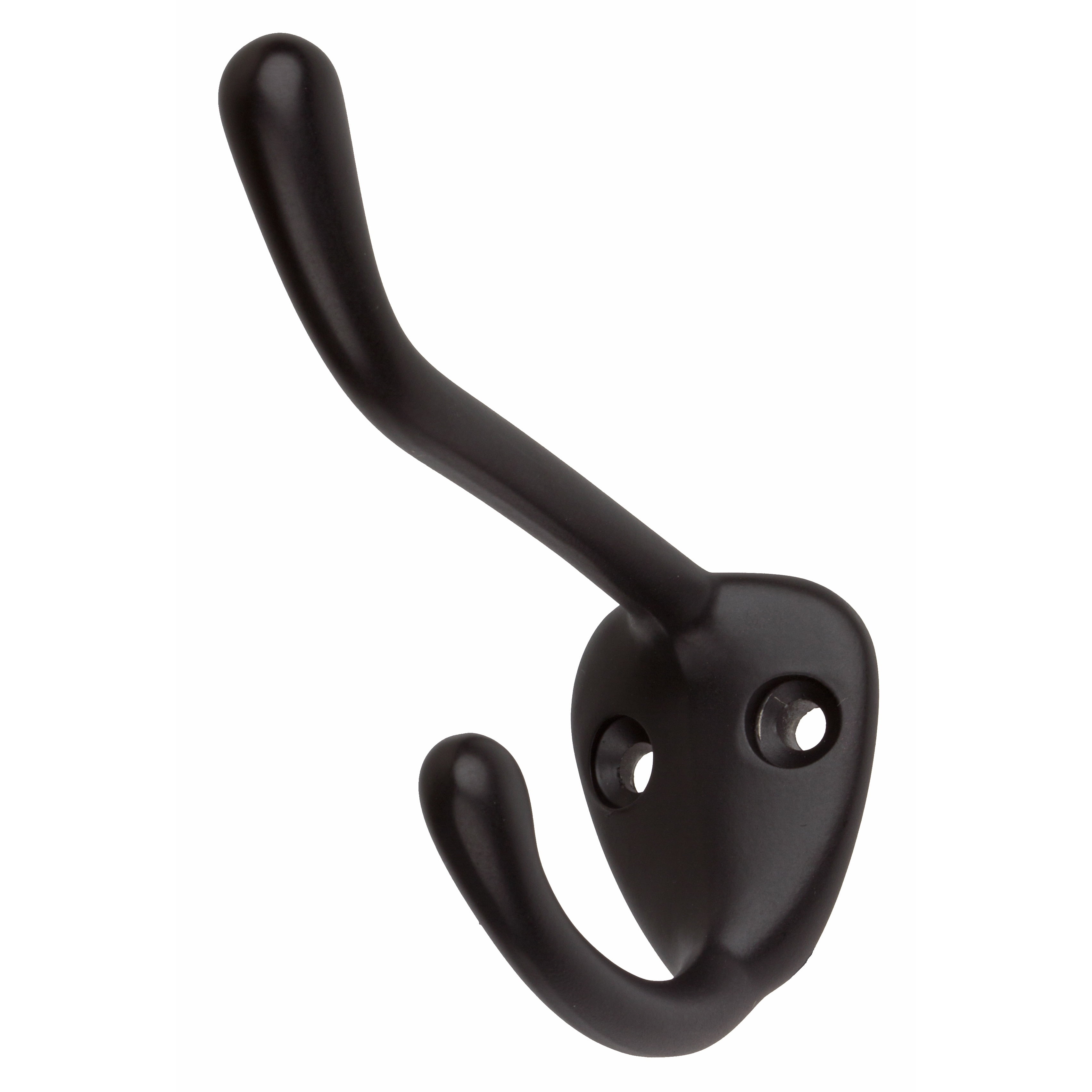 Matte Black Metal Wall Mounted Robe Hook
