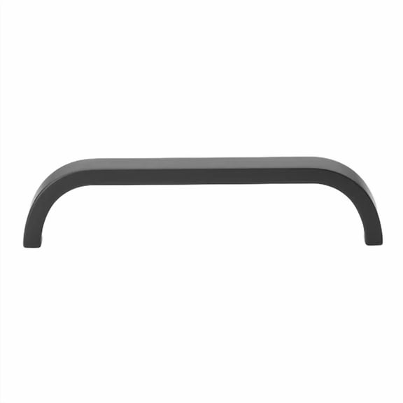Gliderite 5-1/16 Inch Center Curved Bar Pull Matte Black, 4843-128-Mb-1