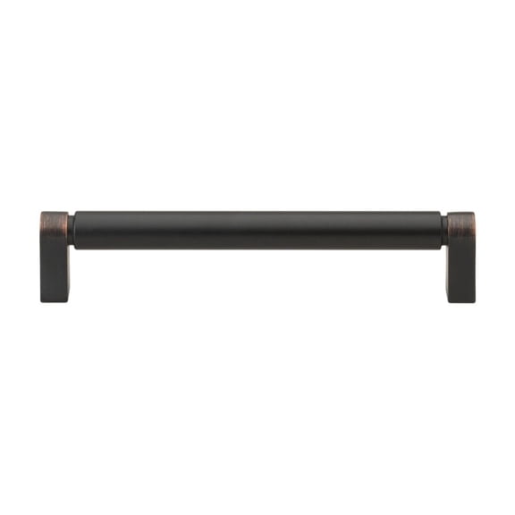 Gliderite 6-5/16 Inch Center Smooth Bar Pull Oil Rubbed Bronze, 4787-160-Orb-1