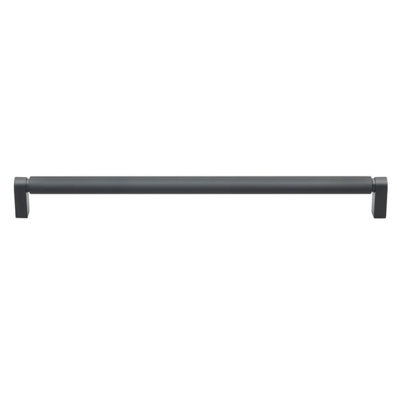 GlideRite 12-5/8 in. (320mm) Center-Center Knurled Cabinet Bar Pull, Matte Black - 4788-320-MB, 5 Pack