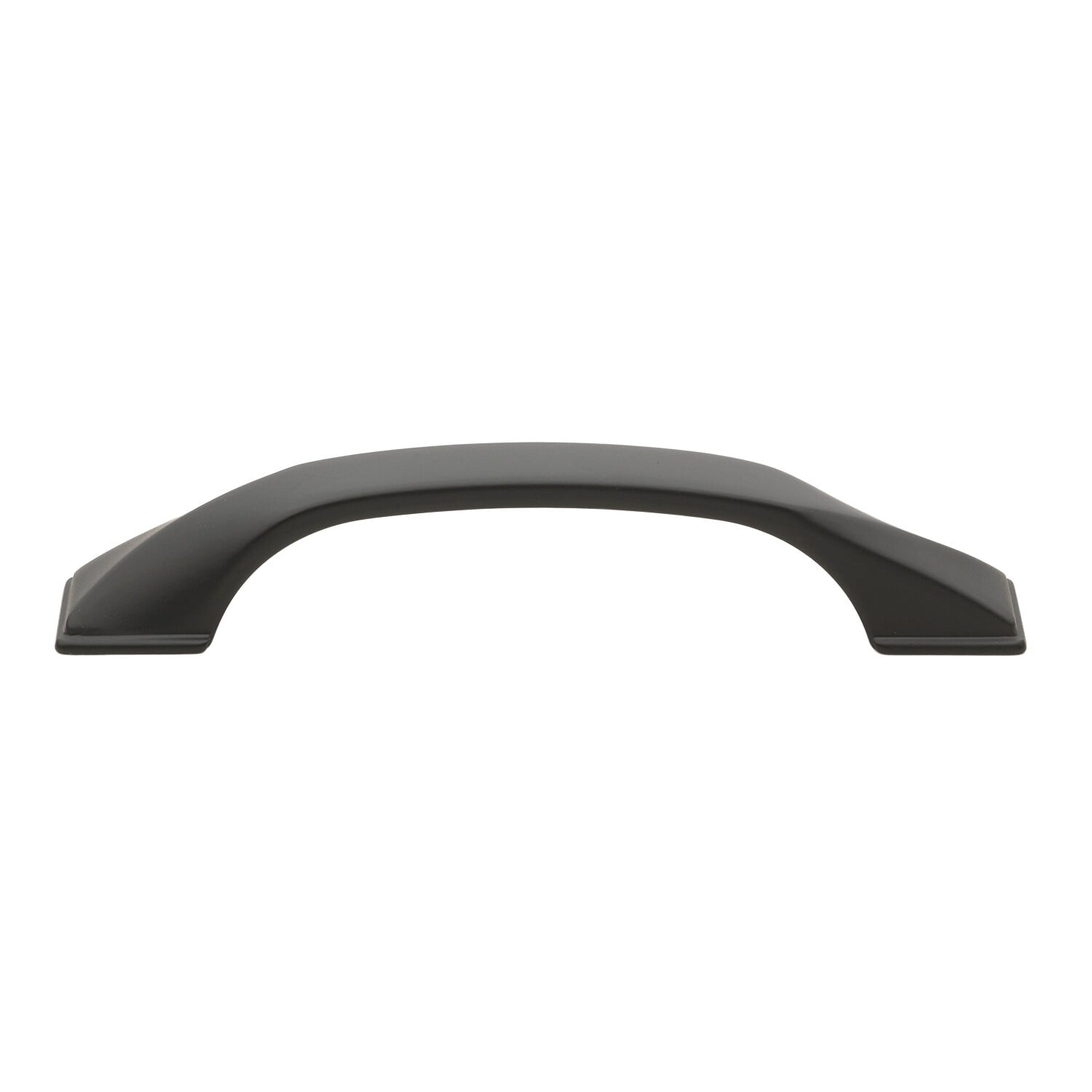 Matte Black Modern Twisted Arch Bar Pull Pack of 10
