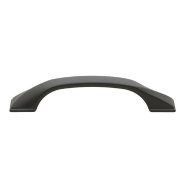 GlideRite 3-3/4 in. (96mm) Center-Center Twisted Cabinet Bar Pull, Matte Black - 4841-96-MB, 5 Pack