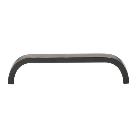 GlideRite 5-1/16 in. (128mm) Center-Center Curved Cabinet Bar Pull, Oil Rubbed Bronze - 4843-128-ORB, 25 Pack